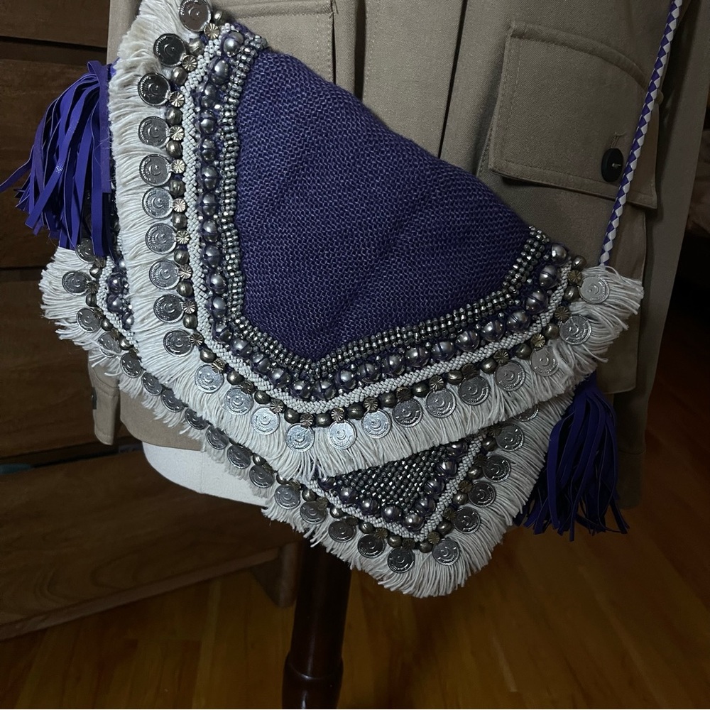 Indigo Shashi Crossbody Bag.